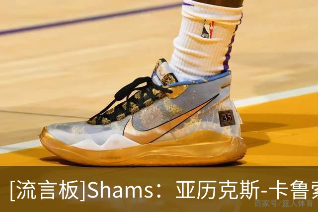 [流言板]Shams：亚历克斯-卡鲁索因脚踝扭伤预计将缺席一段时间